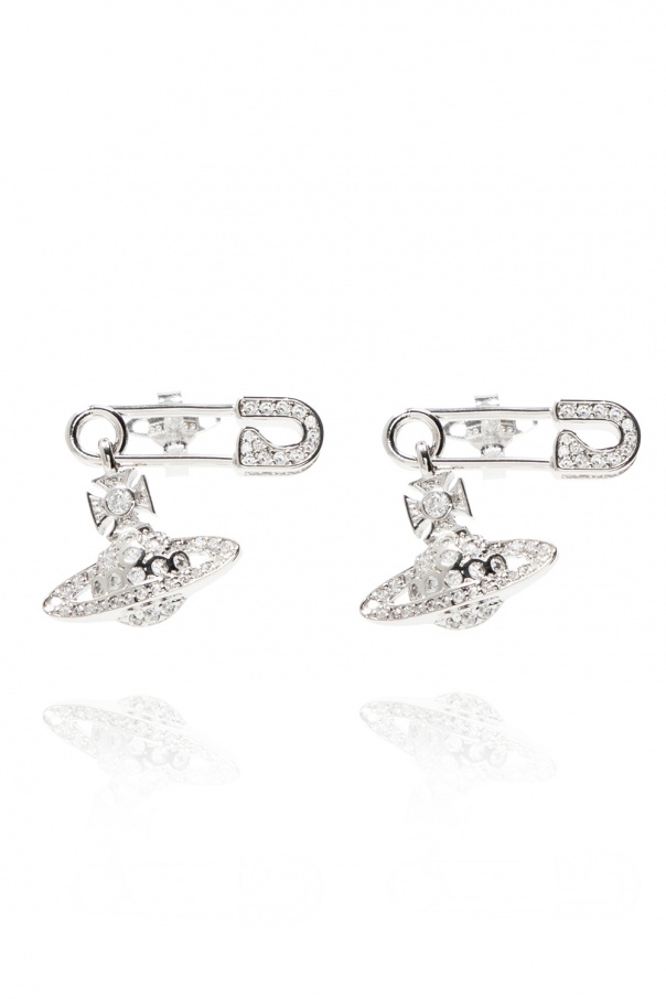 Silver 'Lucrece' drop earrings Vivienne Westwood - Vitkac Italy